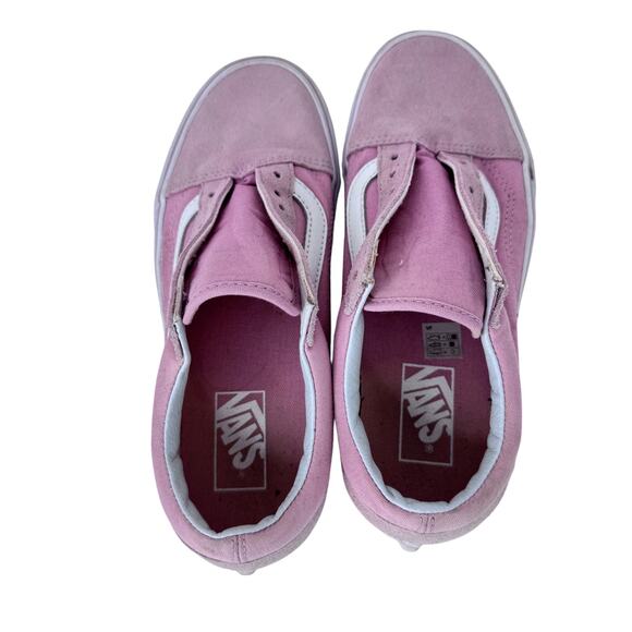 Vans Of‎ The Wall Sneakers Unisex Adults M7 W8.5 Rose Pink Suede Lace Up 508182 - Picture 3 of 9
